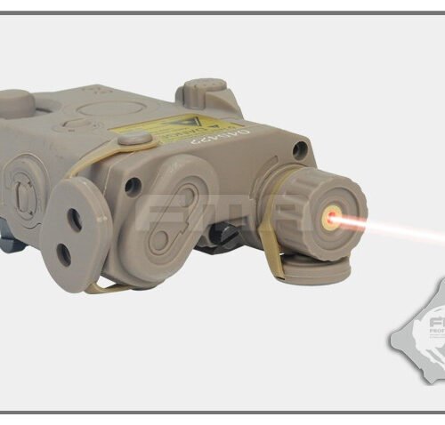 FMA PEQ 15 LA-5 Dummy Battery Box with Red Laser - Tan