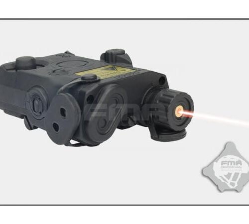 FMA PEQ 15 LA-5 Dummy Battery Box with Red Laser - Black