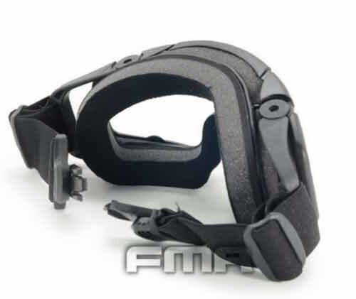 FMA SI Tactical Ballistic Goggle (2 Visors), Helmet Mount - Black