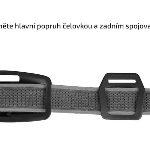 Sada černých popruhů AFH-02 pro čelovky Fenix
