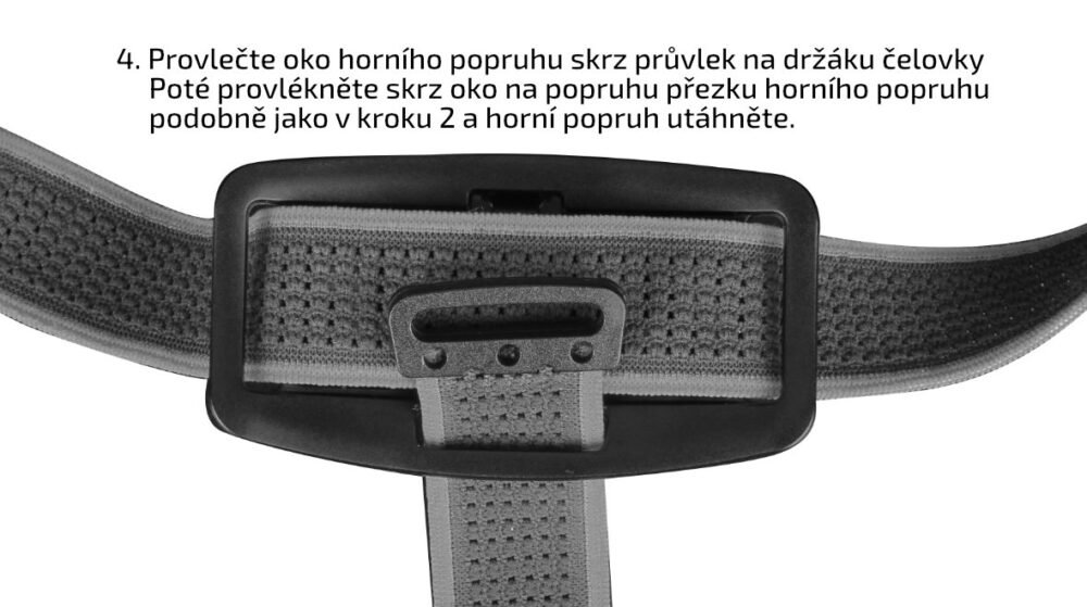 Sada černých popruhů AFH-02 pro čelovky Fenix