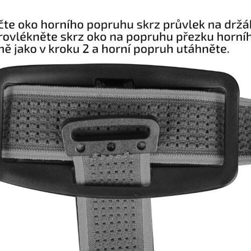 Sada černých popruhů AFH-02 pro čelovky Fenix