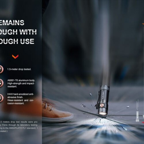 LED Flashlight Fenix E18R V2.0