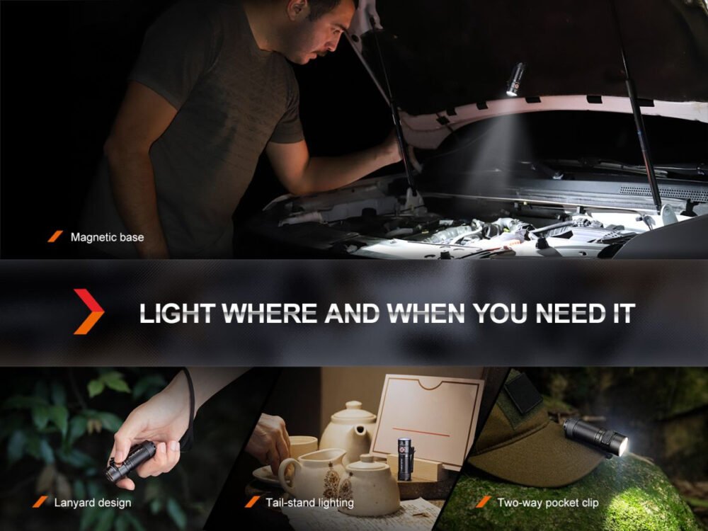 LED Flashlight Fenix E18R V2.0