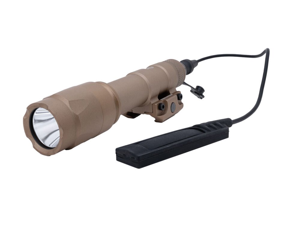 STRIKE WL1080 Tactical Flashlight with RIS Mount, 1080 lm - Tan