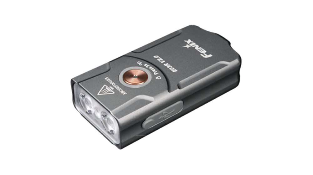 Flashlight Fenix E03R V2.0 - Grey