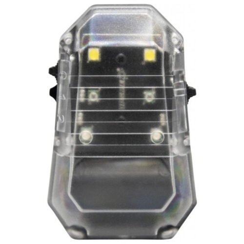 EARMOR F101 Stealth Identification Beacon, IPX8 (Green/White/IR Light) - Black