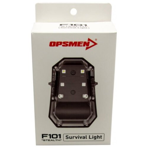 EARMOR F101 Stealth Identification Beacon, IPX8 (Green/White/IR Light) - Black