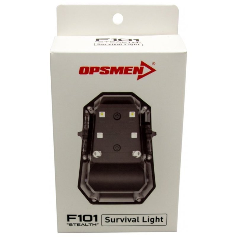 EARMOR F101 Stealth Identification Beacon, IPX8 (Green/White/IR Light) - Black