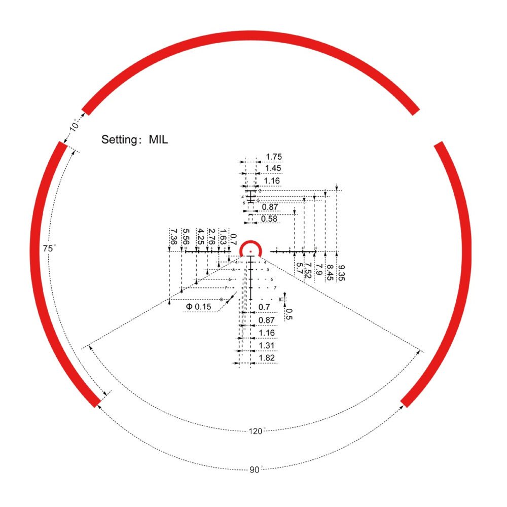 CONSTANTINE 1-8x24 RAR LPVO Riflescope