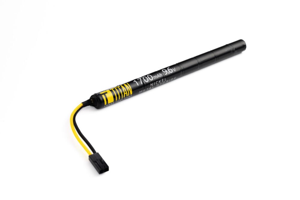NiMH battery TITAN 9.6V 1700mAh, small Tamiya - Stick (AK)