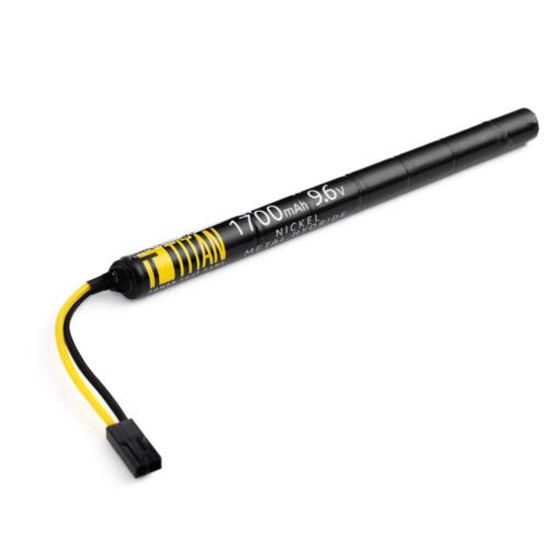 NiMH battery TITAN 9.6V 1700mAh, small Tamiya - Stick (AK)