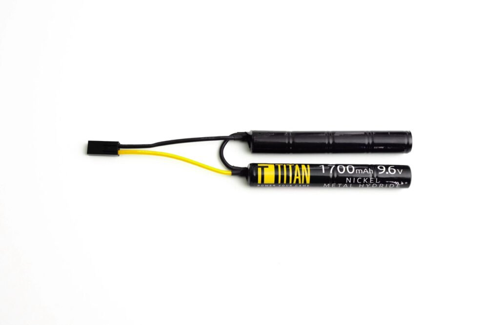 NiMH battery TITAN 9.6V 1700mAh, small Tamiya - Nunchuk (dual)