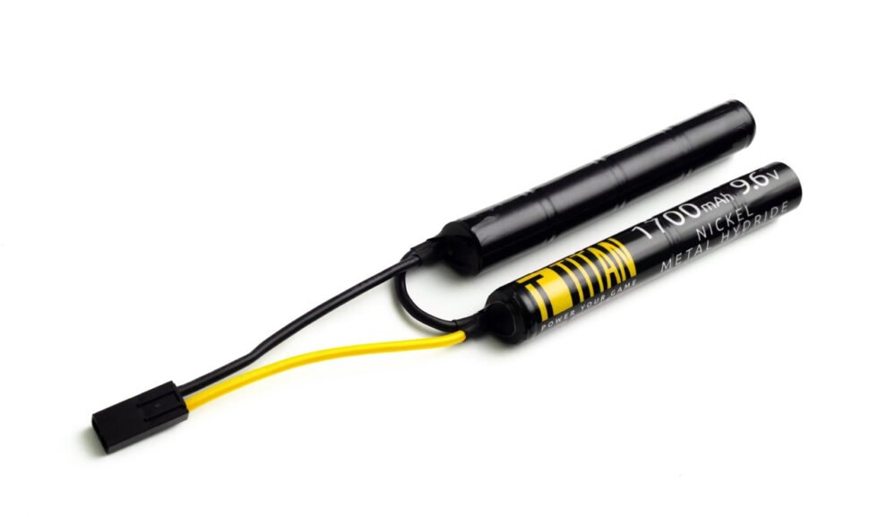 NiMH battery TITAN 9.6V 1700mAh, small Tamiya - Nunchuk (dual)
