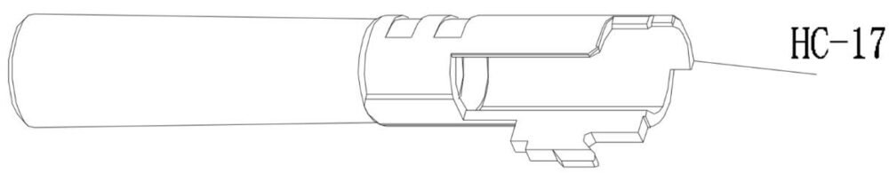 Outer Barrel for Vorsk Hi-Capa 4.3 - Gold