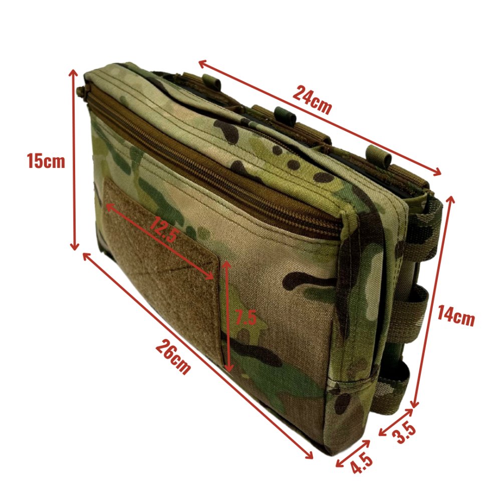 WAS Triple Snap MAG Molle Utility Pouch (AR15 / AK) - MultiCam(R)