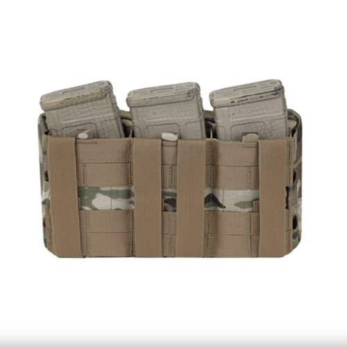 WAS Triple Snap MAG Molle Utility Pouch (AR15 / AK) - MultiCam(R)