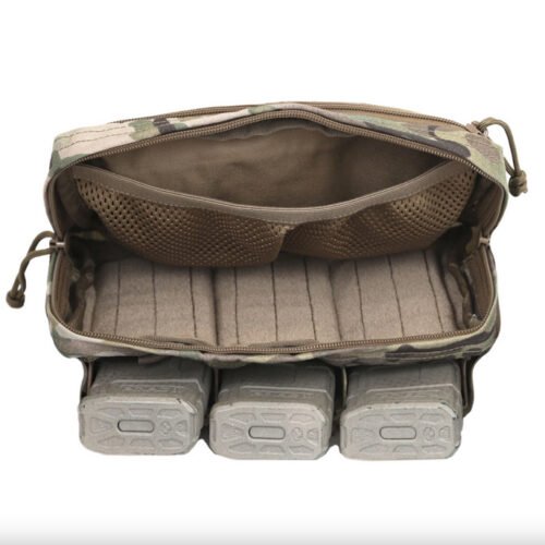 WAS Triple Snap MAG Molle Utility Pouch (AR15 / AK) - MultiCam(R)