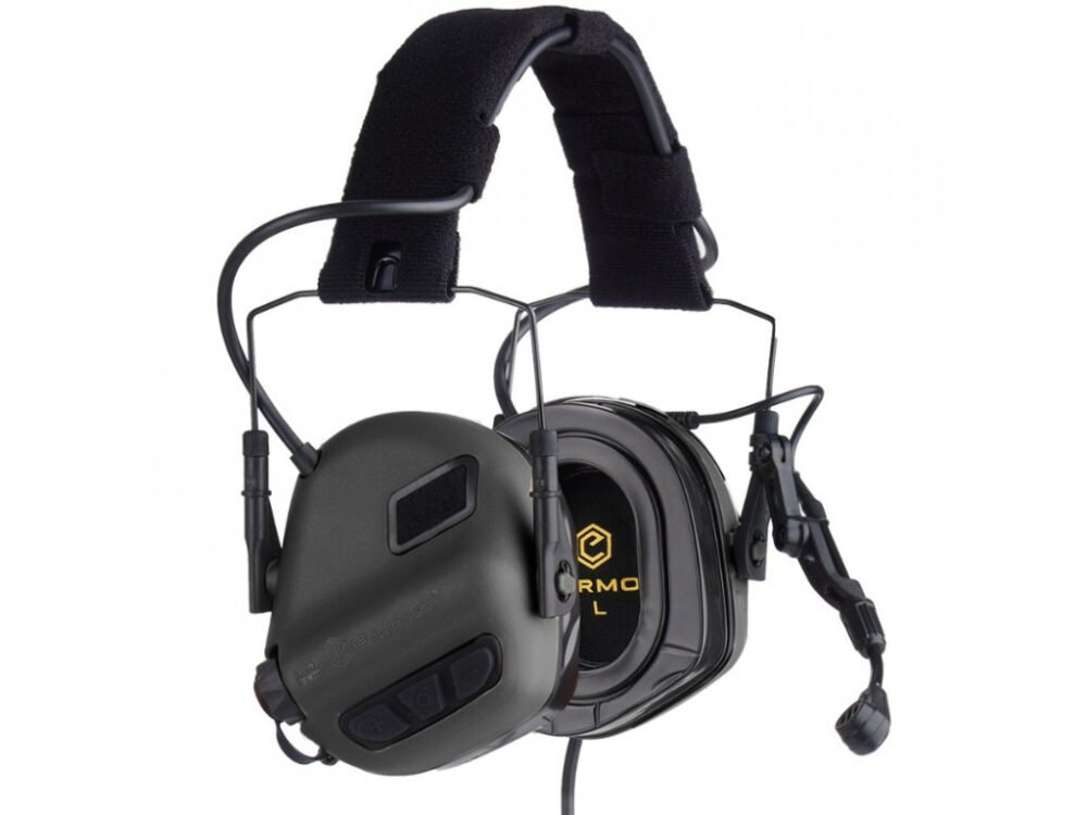EARMOR M32 PLUS Electronic Tactical Headset - Black
