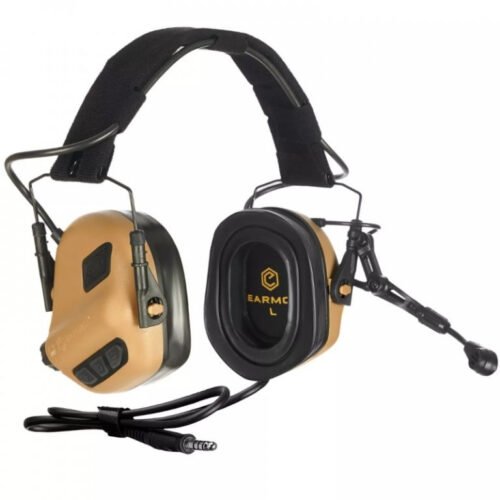 EARMOR M32 PLUS Electronic Tactical Headset - Coyote Brown