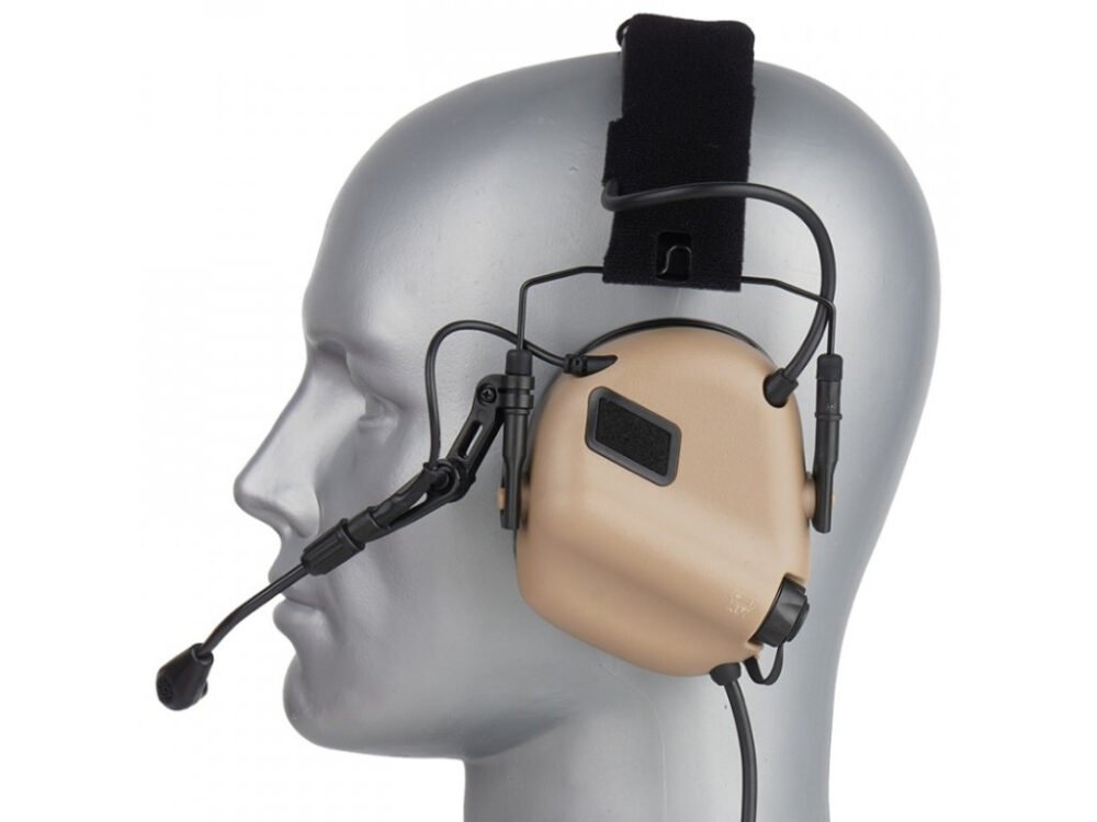 EARMOR M32 PLUS Electronic Tactical Headset - Coyote Brown