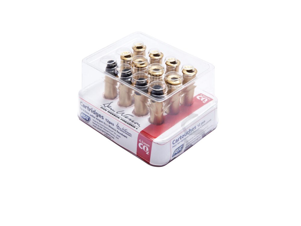 ASG 4.5mm Pellets Cartridge for CO2 revolvers WG / DW - Gold