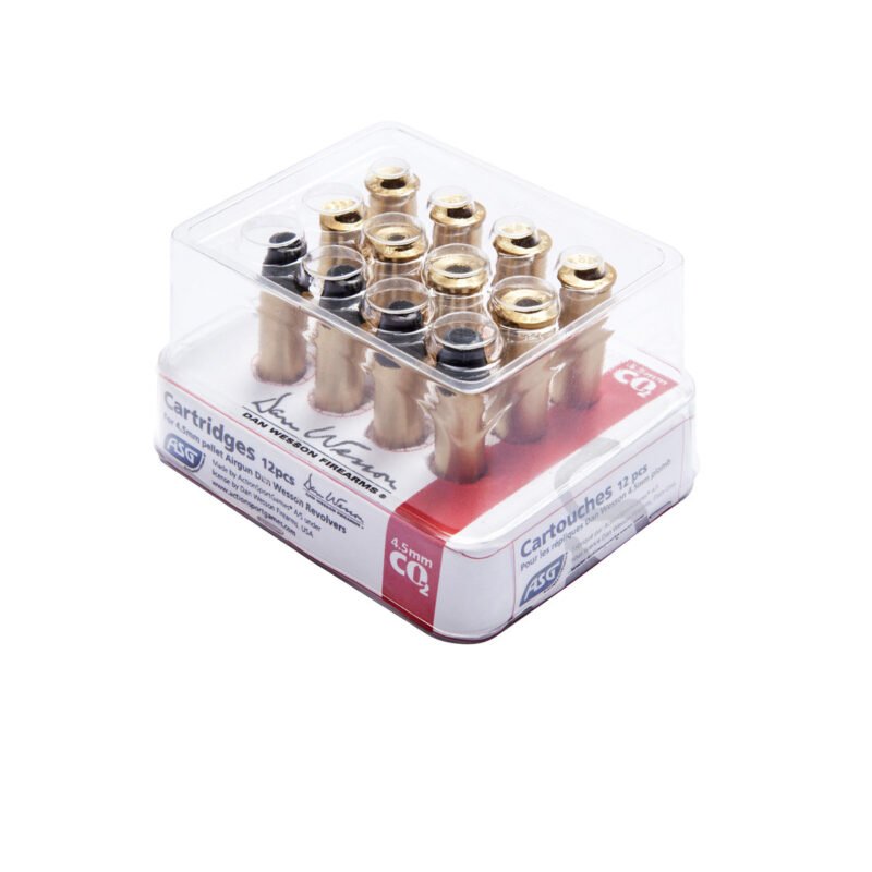 ASG 4.5mm Pellets Cartridge for CO2 revolvers WG / DW - Gold