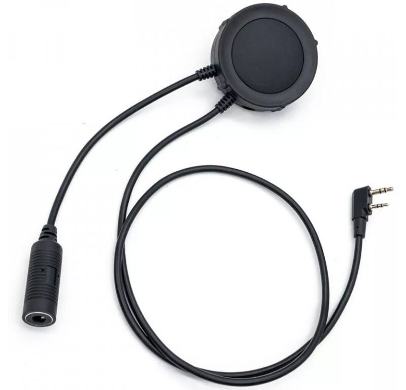 EARMOR M55 PTT, Kenwood / Baofeng 2-pin Connector