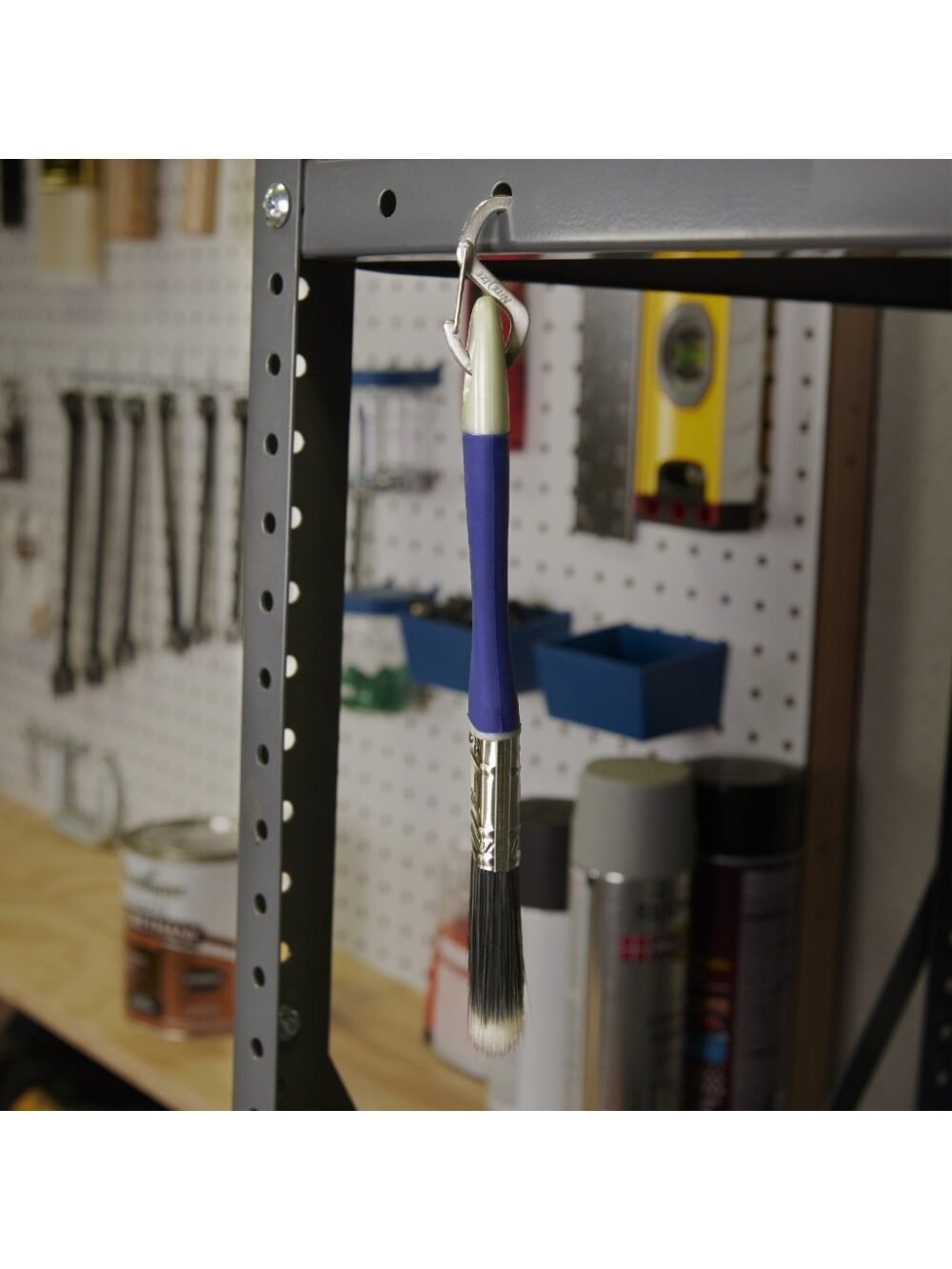 60532 S-Biner(R) Hook 'N Hold(TM) Carabiner, Small - Silver (2 pcs)