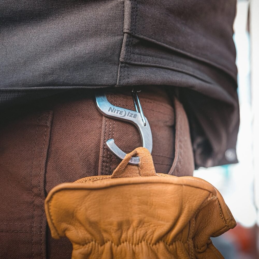 60546 S-Biner(R) Hook 'N Hold(TM) Carabiner, Large - Silver