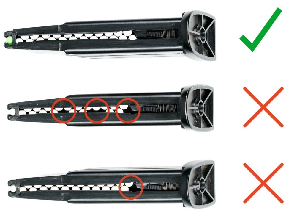 Novritsch SSX23 / MK23 GNB Gen3 Gas Magazine, 32 BBs - Black