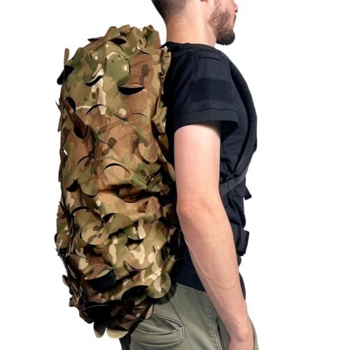 ANAREUS 3D Universal Camouflage Backpack Cover, Laser-Cut - Flecktarn