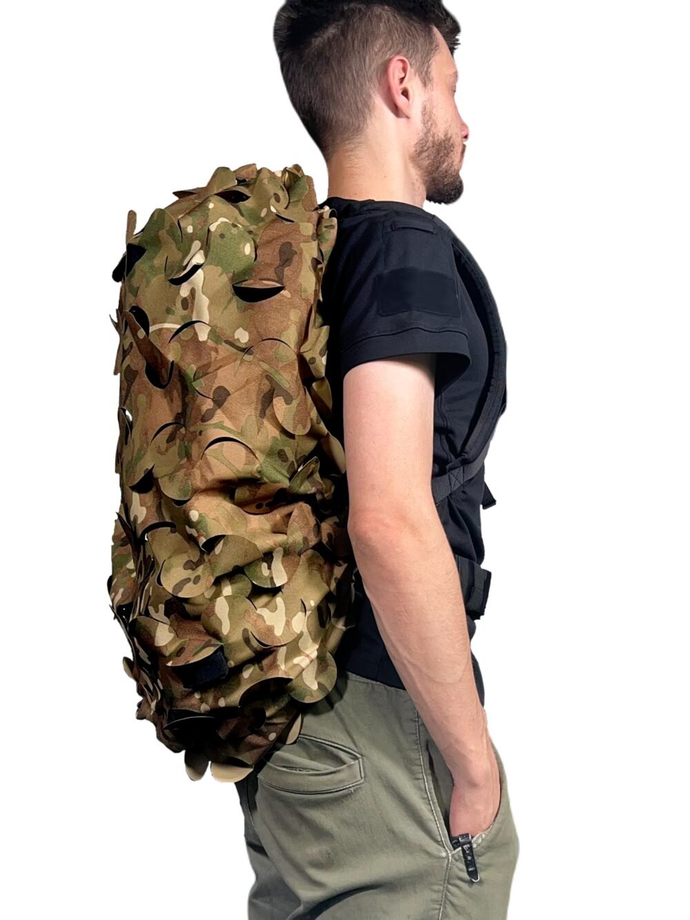 ANAREUS 3D Universal Camouflage Backpack Cover, Laser-Cut - MC