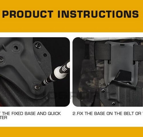 60876 WST Lowered Belt Platform (Low Rise) for Holster - MC