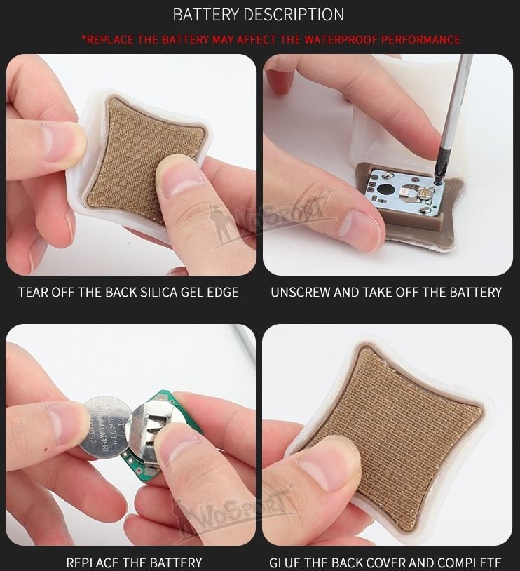 WST Tactical Signal Light II, 4 x 4 cm - Green