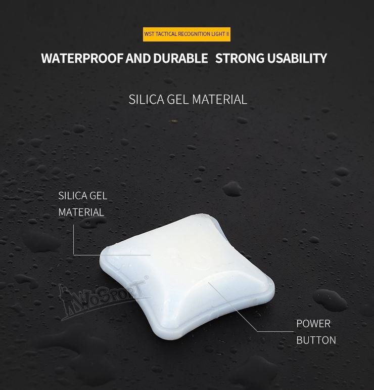 WST Tactical Signal Light II, 4 x 4 cm - Orange