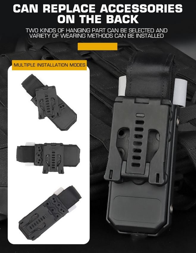 WST Molle Plastic Pouch and CAT Tourniquet (Dummy), Set - Tan