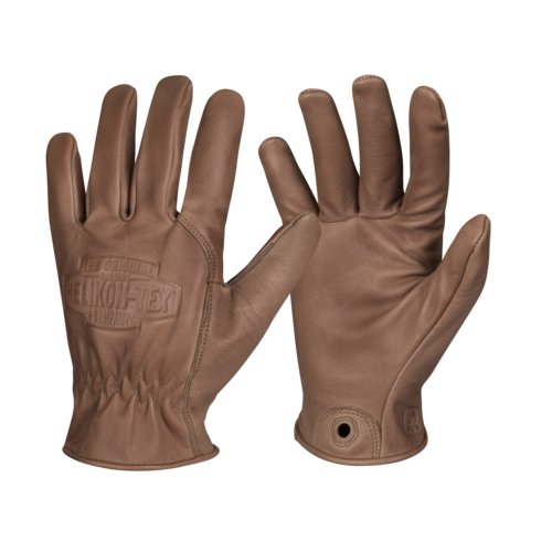 HELIKON Lumber Leather Gloves - Brown