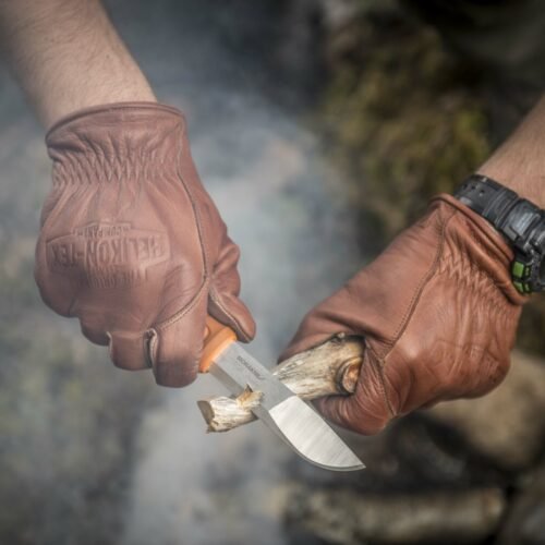 HELIKON Lumber Leather Gloves - Brown