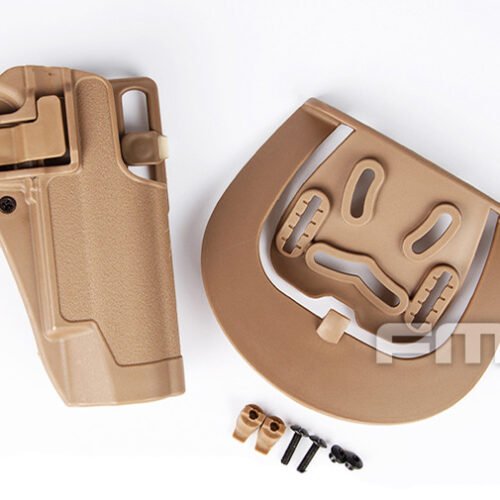 6139 FMA CQC Serpa Belt Holster (Colt M1911), Right Hand - Tan