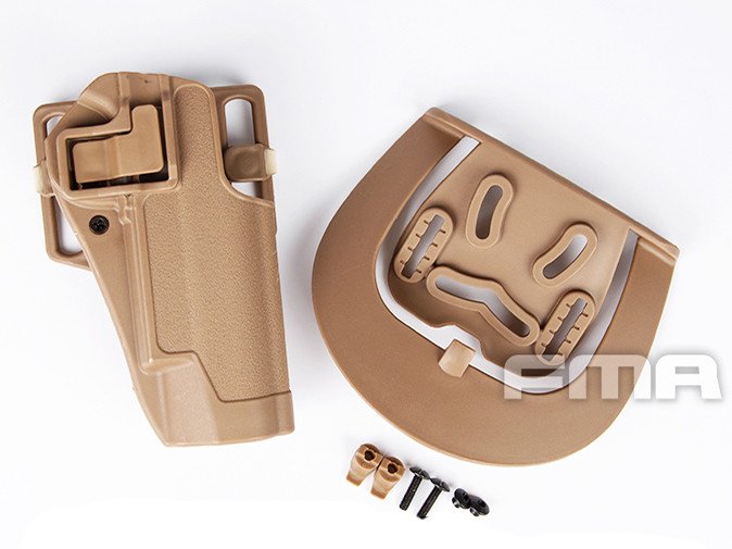 6139 FMA CQC Serpa Belt Holster (Colt M1911), Right Hand - Tan