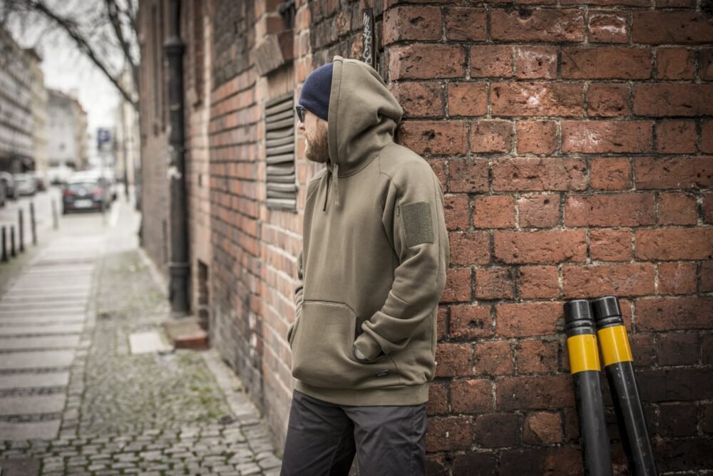 HELIKON Sweatshirt Urban Tactical Lite (Kangaroo) - Green