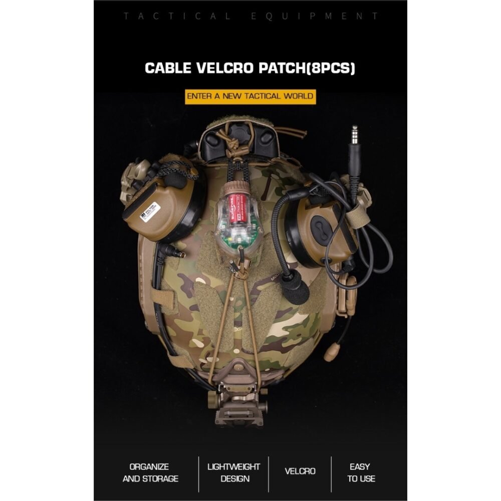 61673 WST Cable Organizer, 8 pcs - Coyote