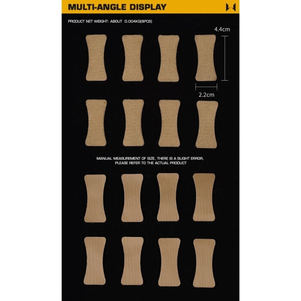 61677 WST Cable Organizer, 8 pcs - Black