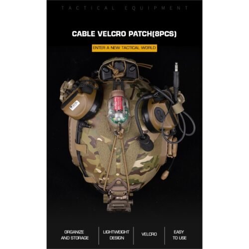 61679 WST Cable Organizer, 8 pcs - Black