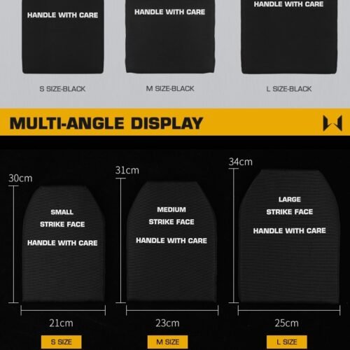 61694 WST Foam Replica of SAPI Ballistic Inserts (2 pcs), Size S - Black