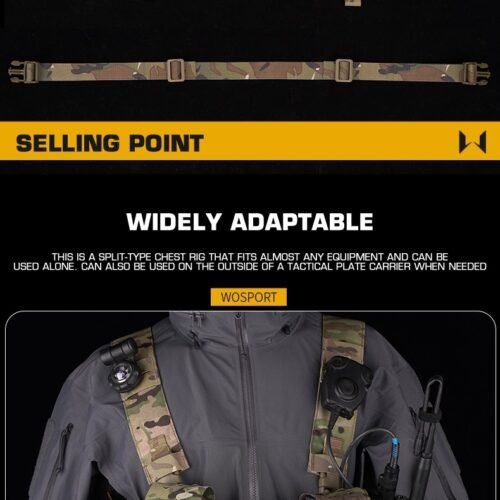 WST Split Tactical Chest Rig Alpha - Coyote