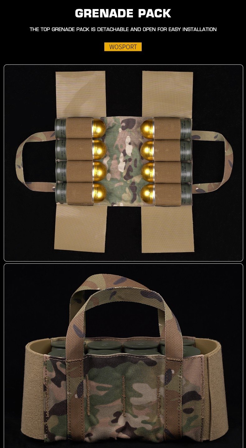 WST Scarab Tactical Molle Backplate - MC