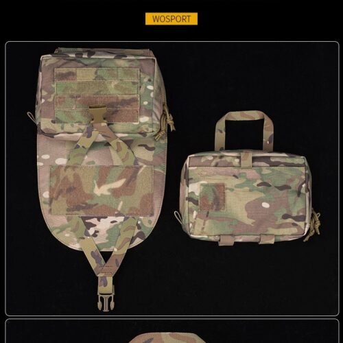 WST Scarab Tactical Molle Backplate - Black