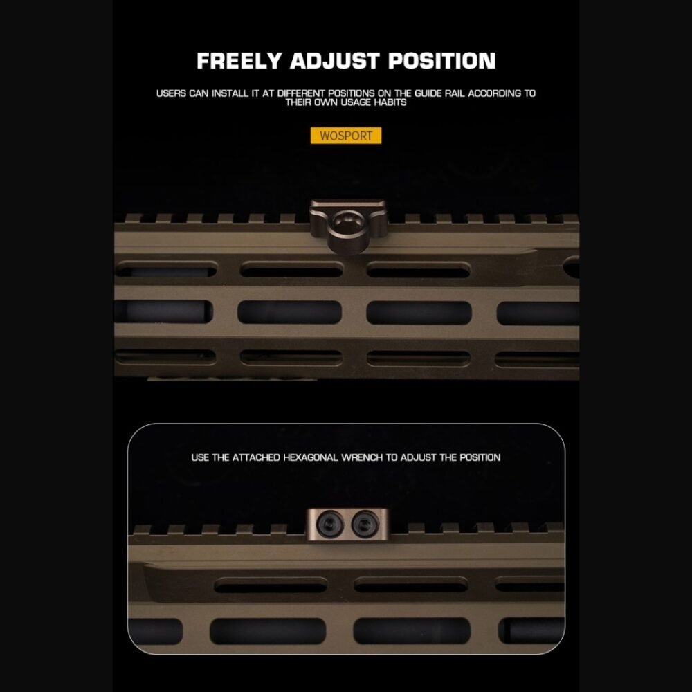 WST Picatinny Quick Detach Sling Mount - Tan